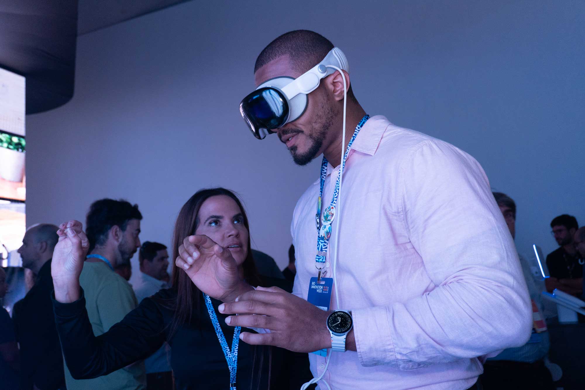 Experiência de realidade estendida no RIW Revolution 2025